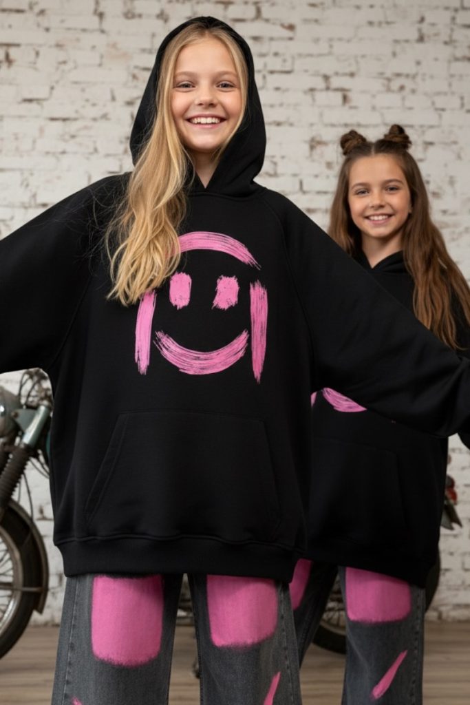 Bluza Smile Czarna