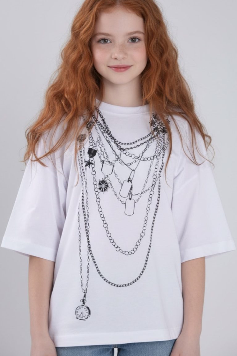 T-shirt Biżu Biały
