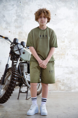 Komplet chłopięcy Leon bluzka i spodenki