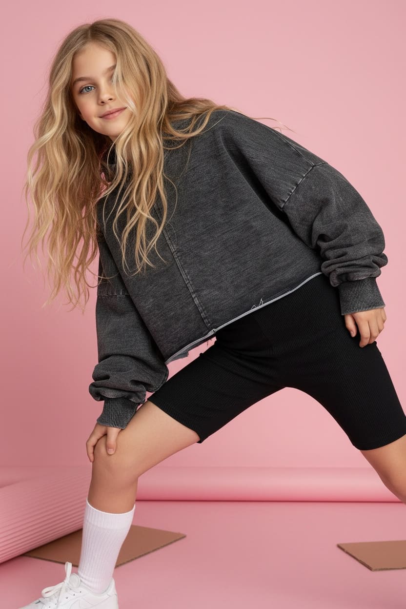 Komplet 3w1 kolarki, bluza , spódnica Just Walk - obrazek 4