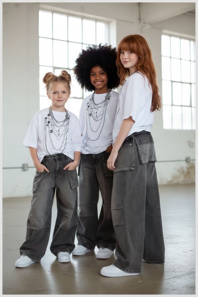 Spodnie jeans Pocet grafit