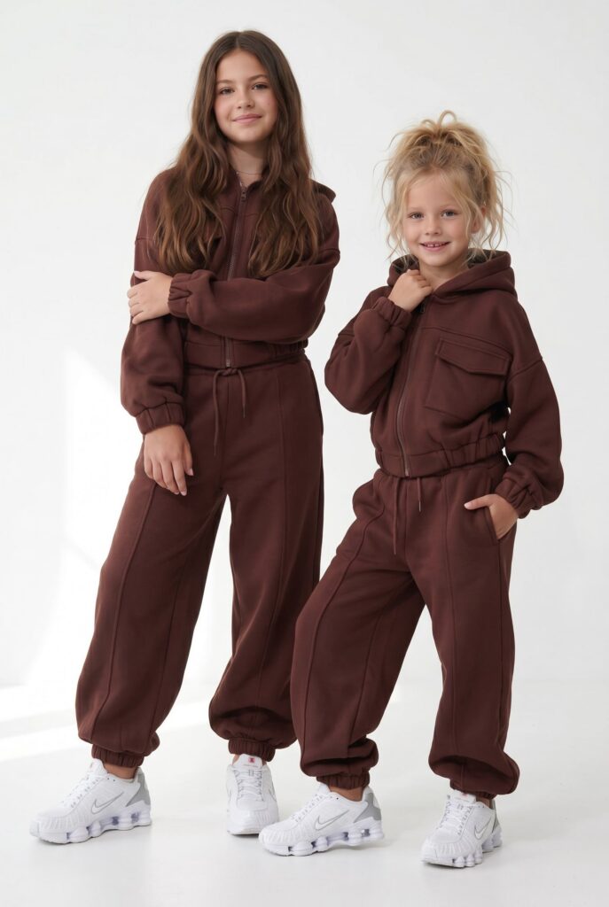 Komplet bluza i spodnie Gigi Brąz